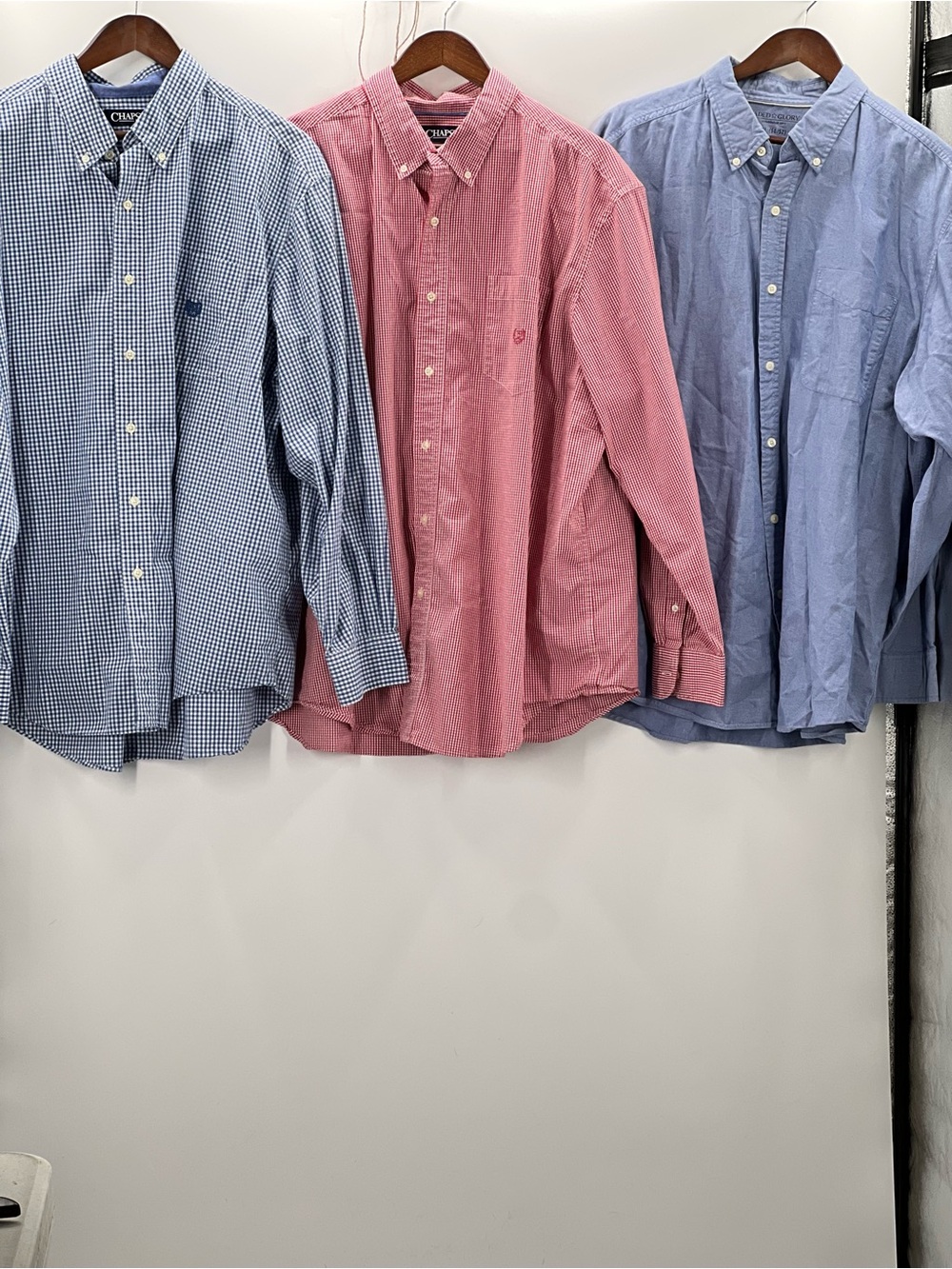 252 Classic Button-Down Long Sleeve Shirts lot of 3
